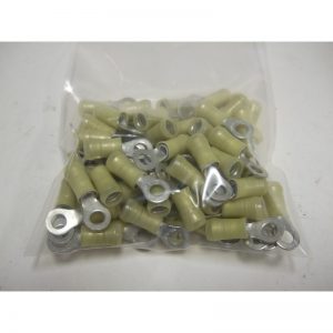 35109 PIDG Terminal Lug 12-10 AWG Size 10 Stud MS25036-112 (50 ea) Mfg: Amp Tyco Condition: New