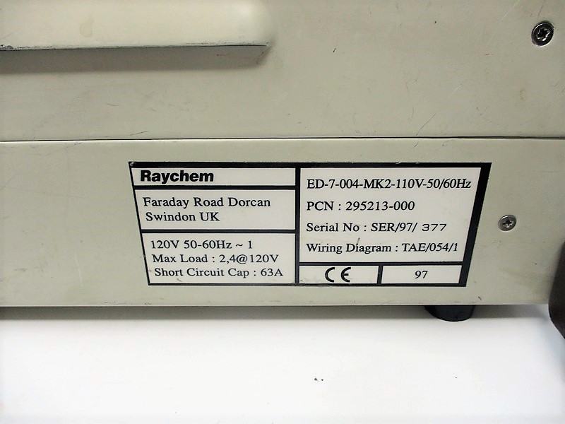 IR550 Infrared Heat Gun Mfg.: Raychem Condition: Used